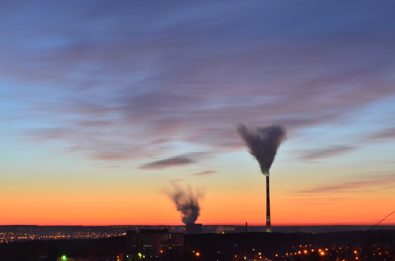 Image - evening sunset sky clouds trumpet