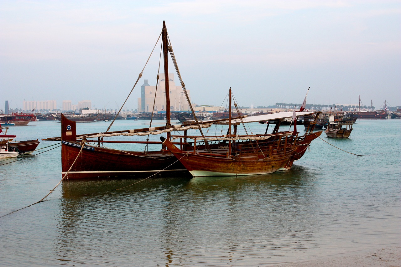 Image - dhow doha qatar boat travel