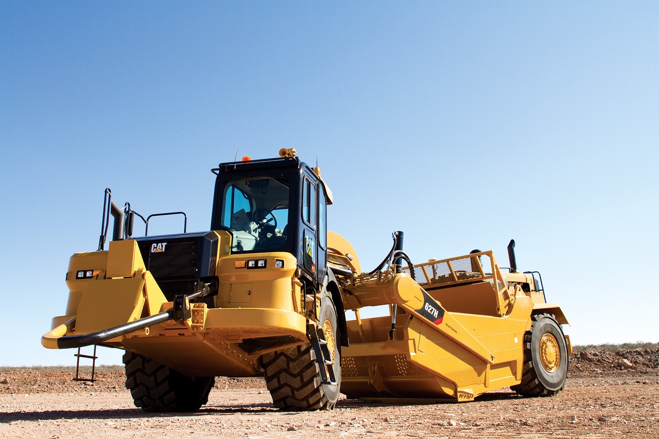 Image - dragline cat 627h caterpillar