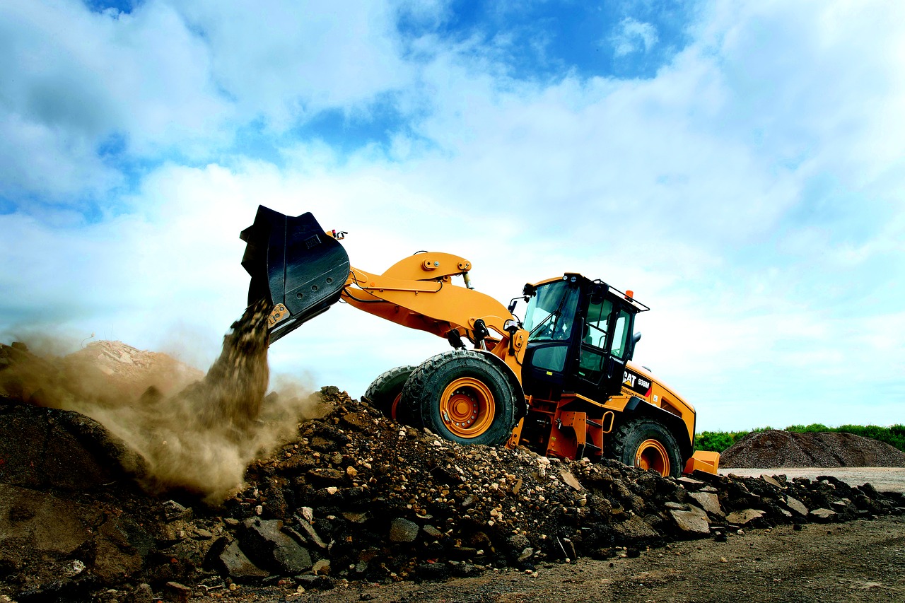 Image - wheel loader wheel cat 938m pile