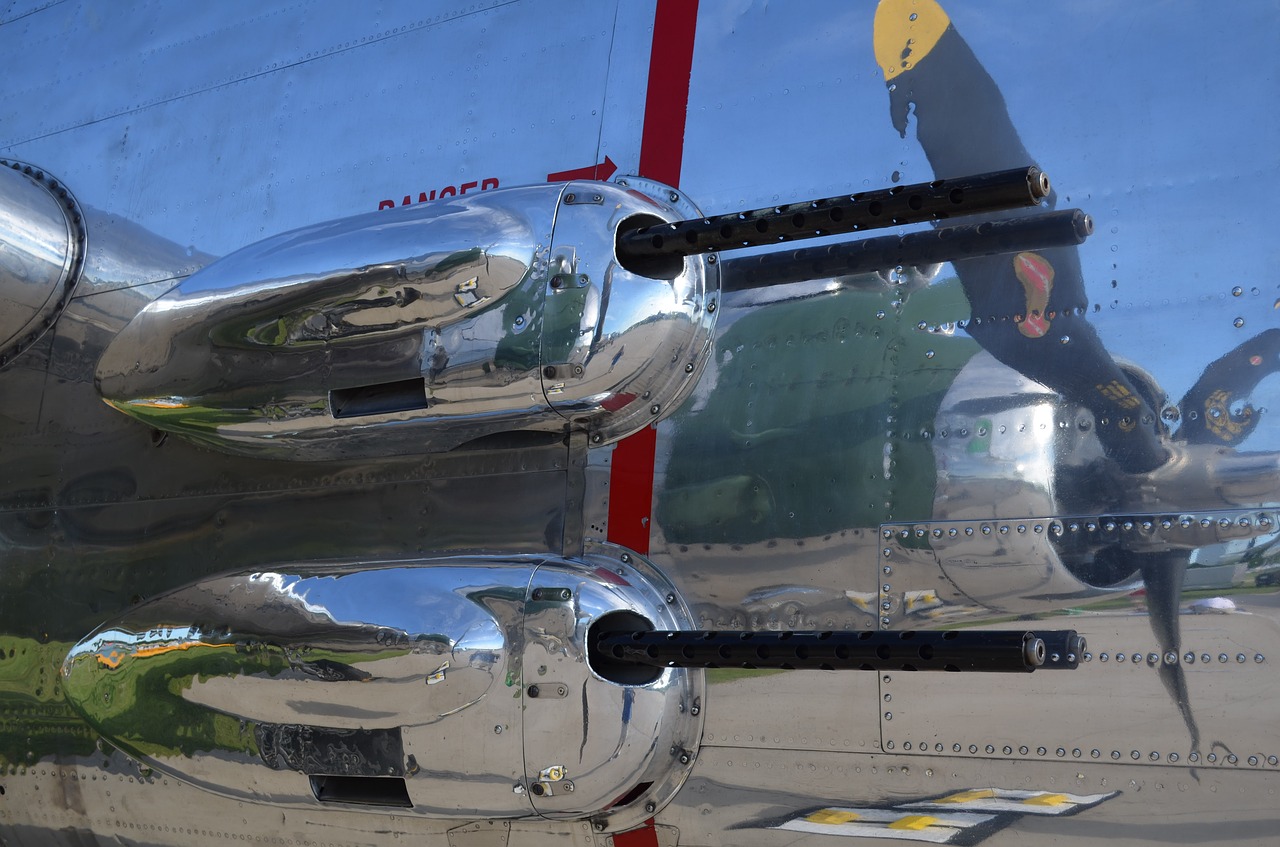 Image - aircraft b25 vintage war aviation