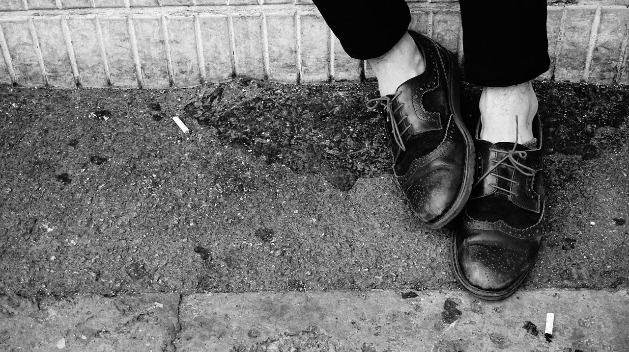 Image - shoes bw retro