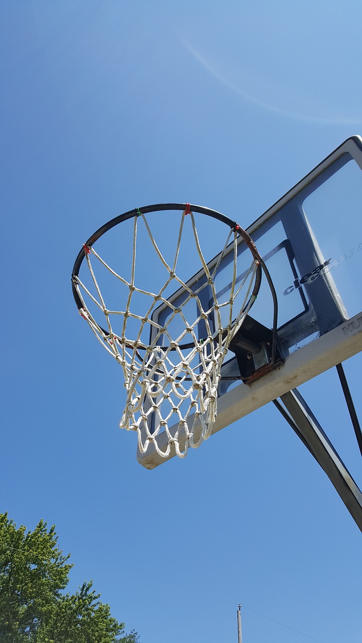 Image - basketball hoop net sport ball