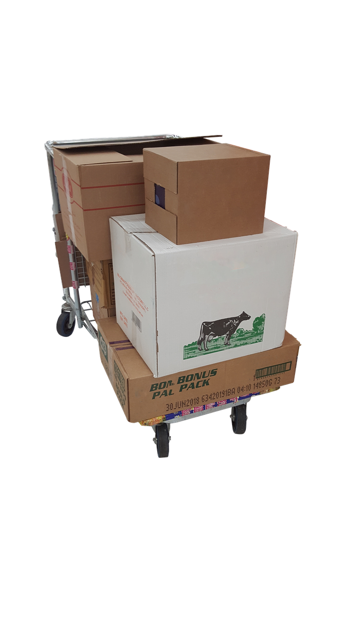 Image - trolley boxes moving png delivery