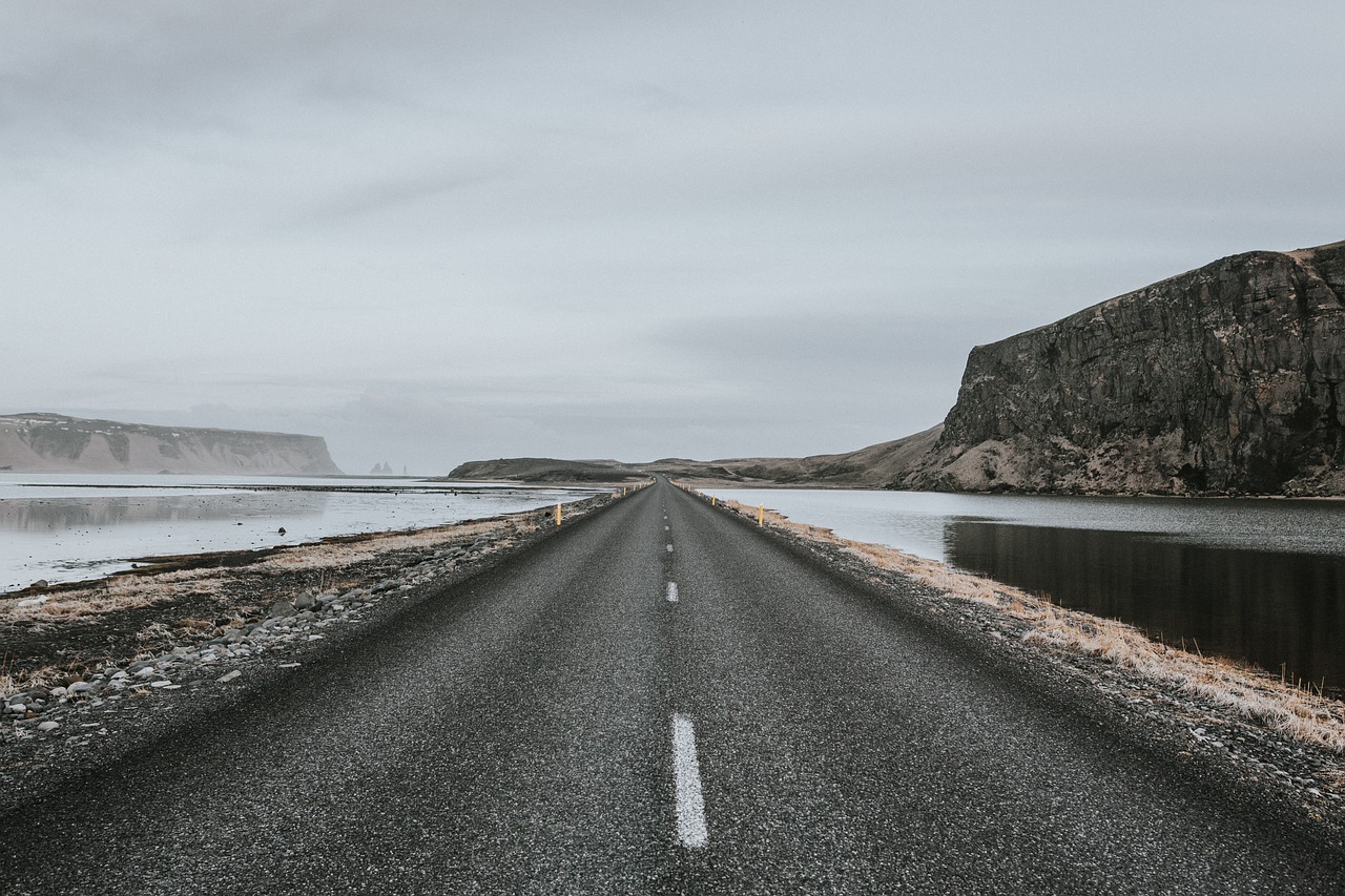 Image - road path highland mountain