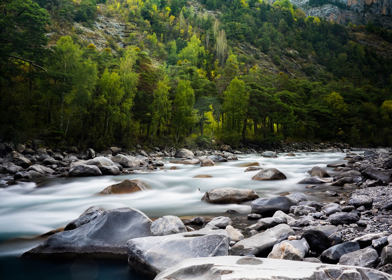 Image - stream water rocks nature river