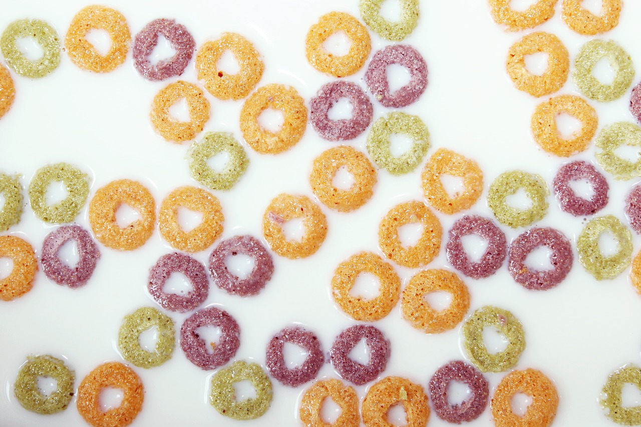 Image - colorful ring fruit loops cereal