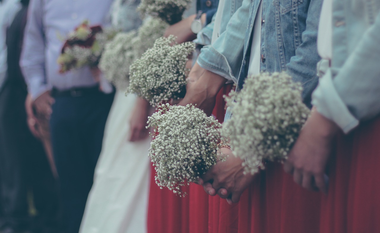 Image - people standing wedding bride