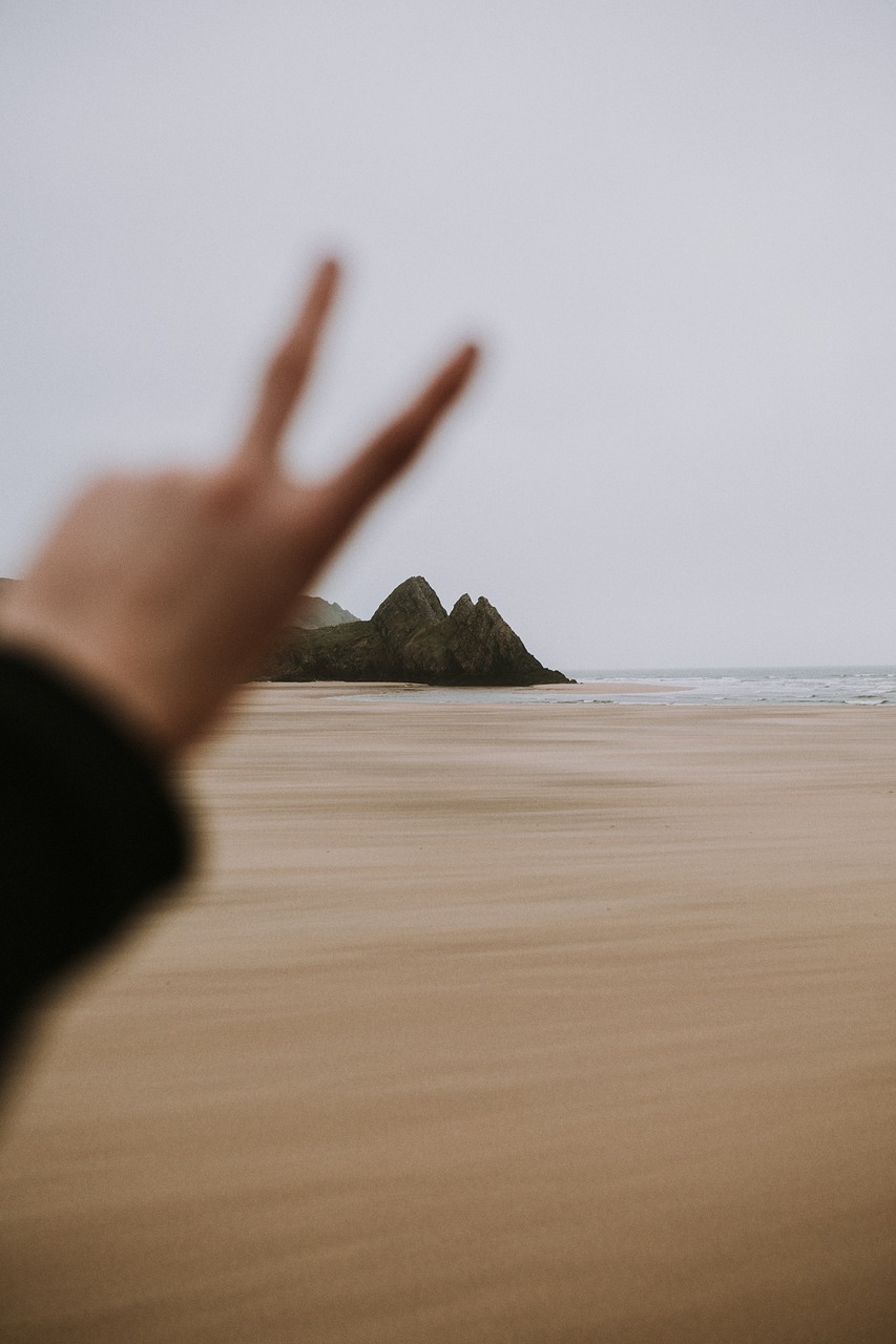 Image - sea ocean sand travel beach peace