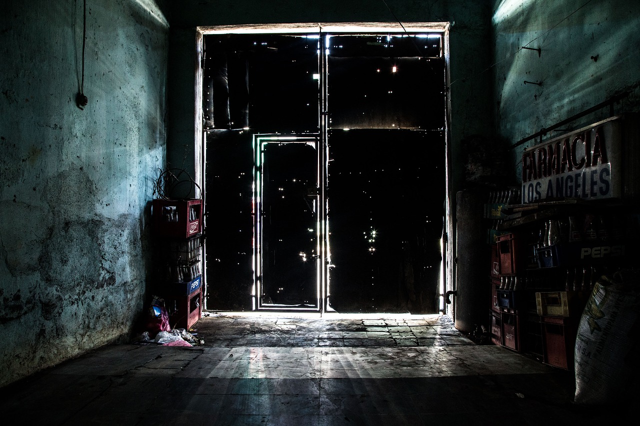Image - dark night storage stock room