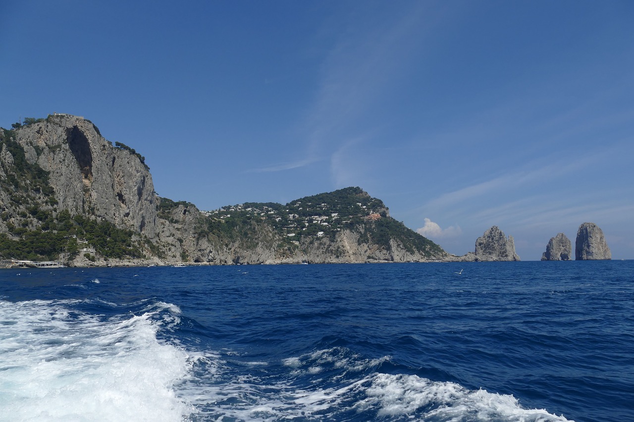 Image - capri italy mediterranean coast