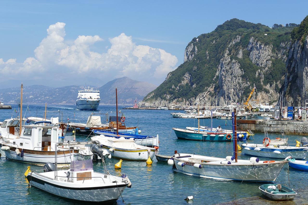 Image - capri italy mediterranean coast