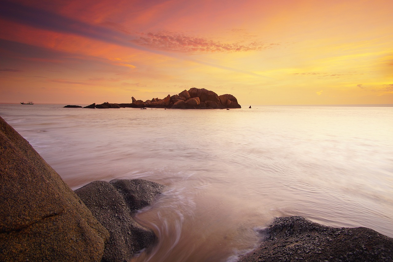 Image - sea ocean splash ripples rock