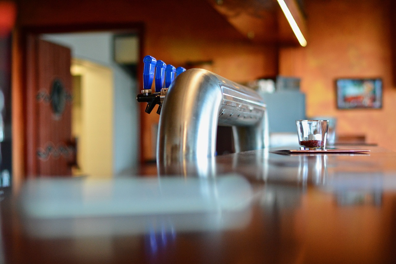 Image - faucet blur bokeh steel bar