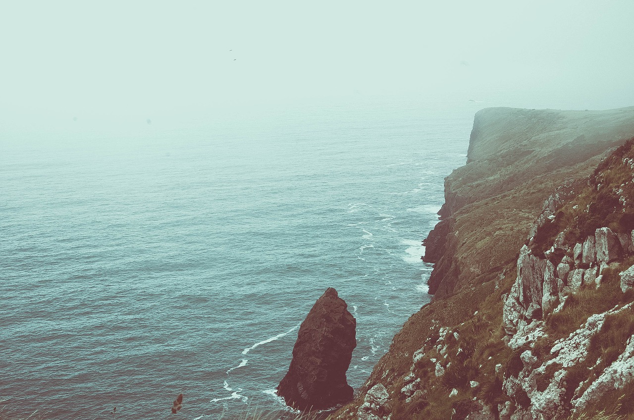 Image - mountain peak rocks sea coast