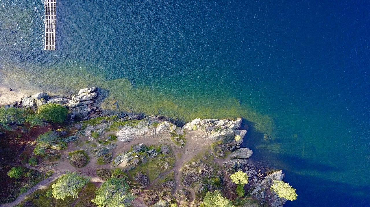 Image - nature landscape aerial water