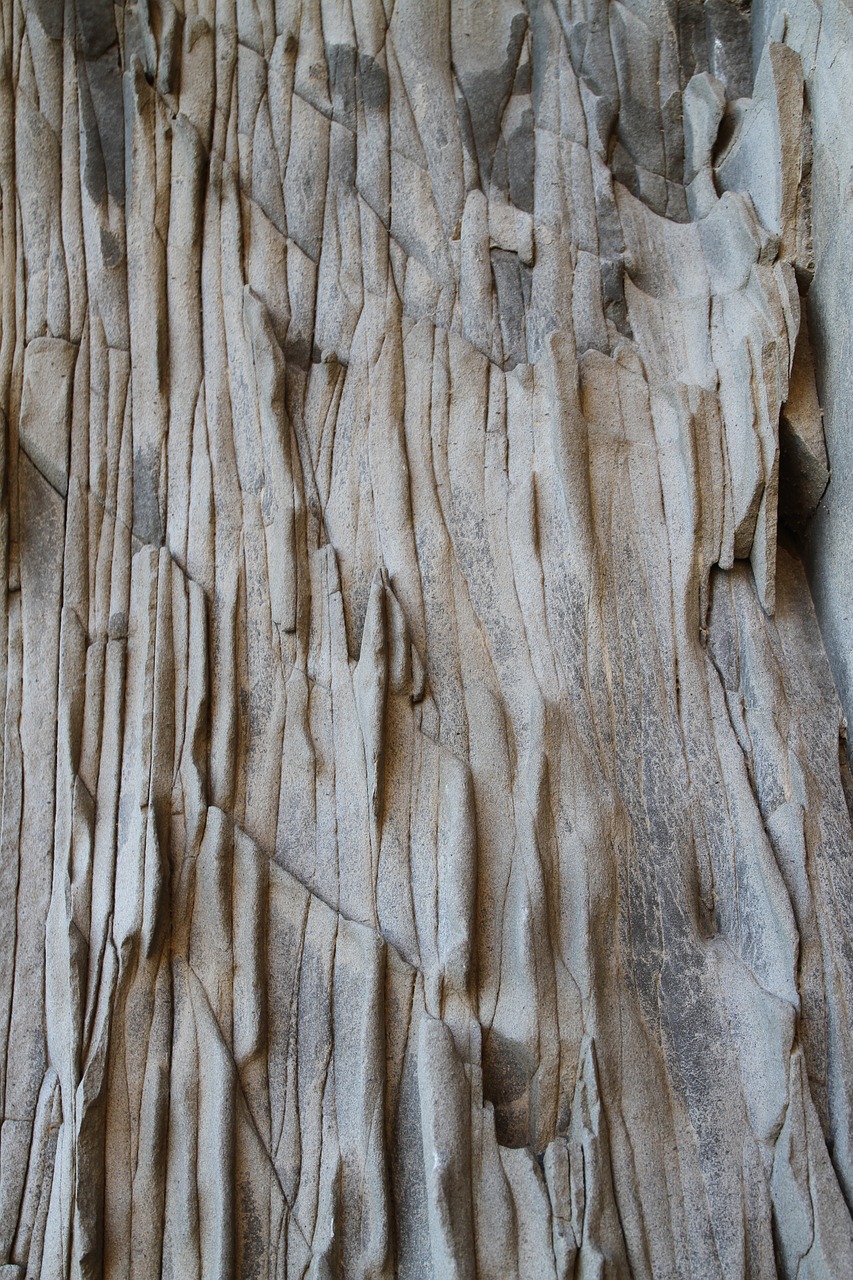 Image - texture rock vertical lines stone