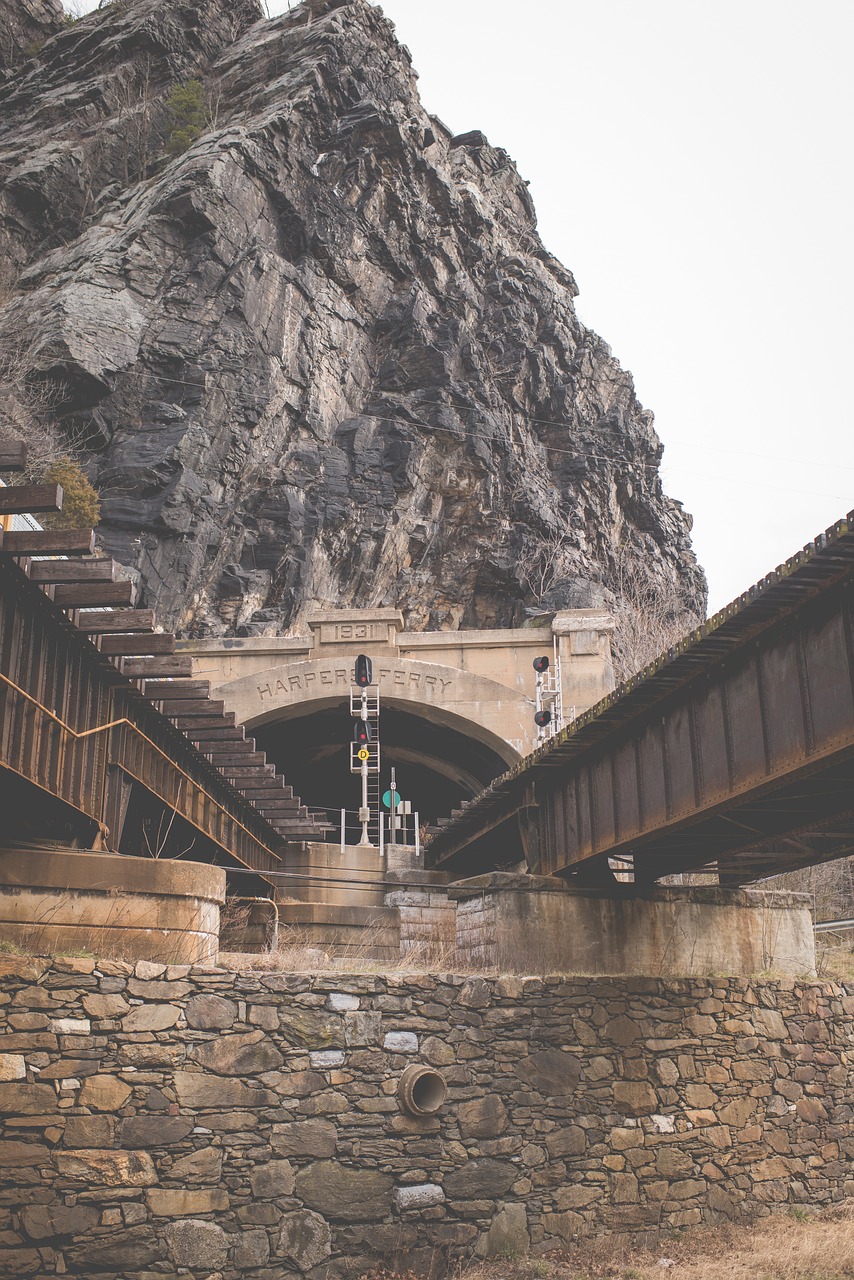 Image - rocks stone infrastructure bridge