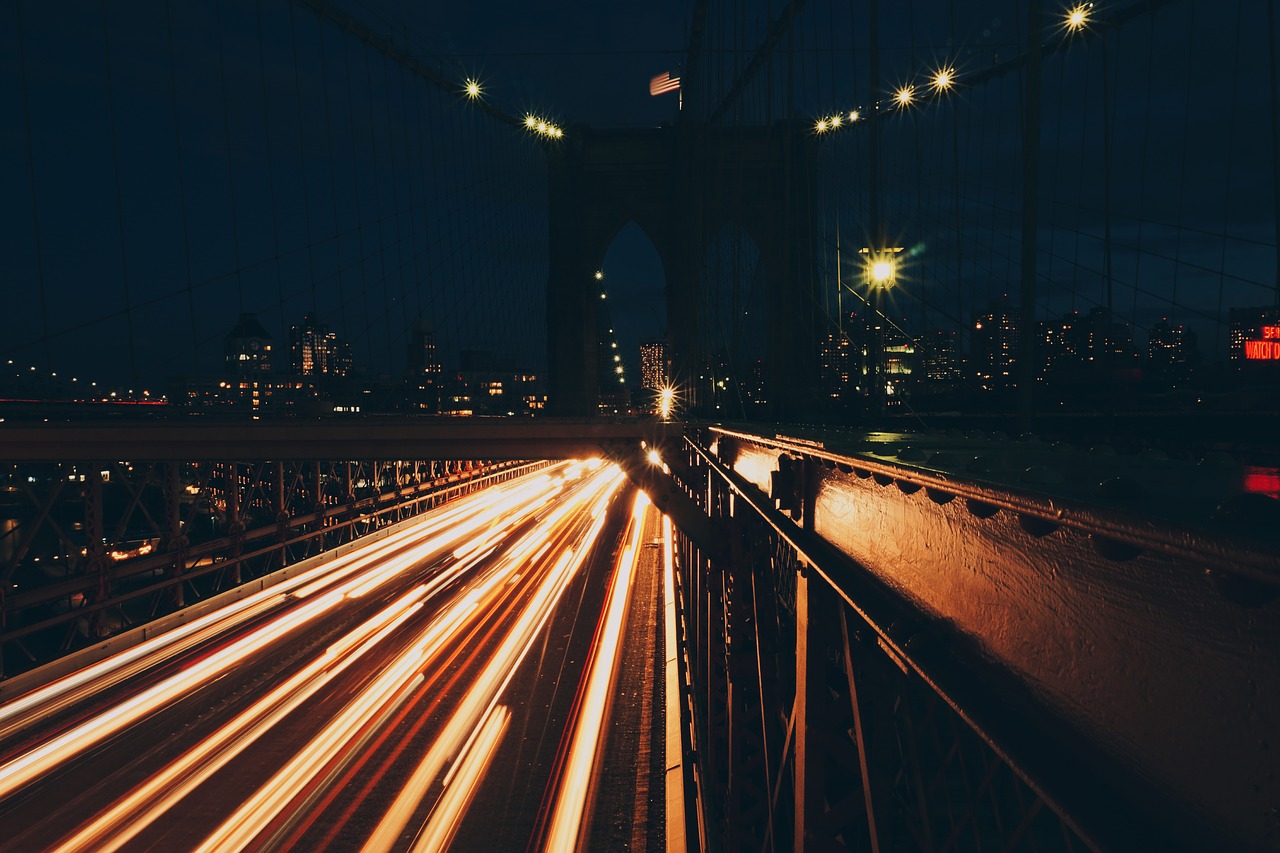 Image - urban city dark night