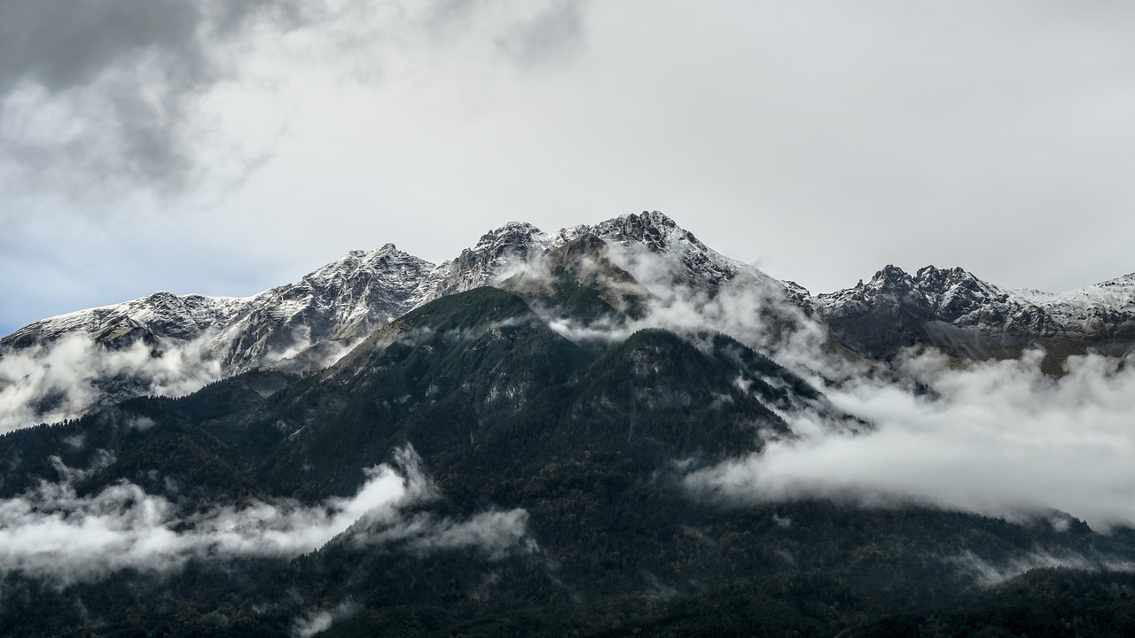 Image - nature landscape mountain clouds