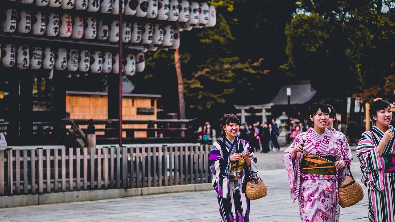 Image - asian people women girls kimono