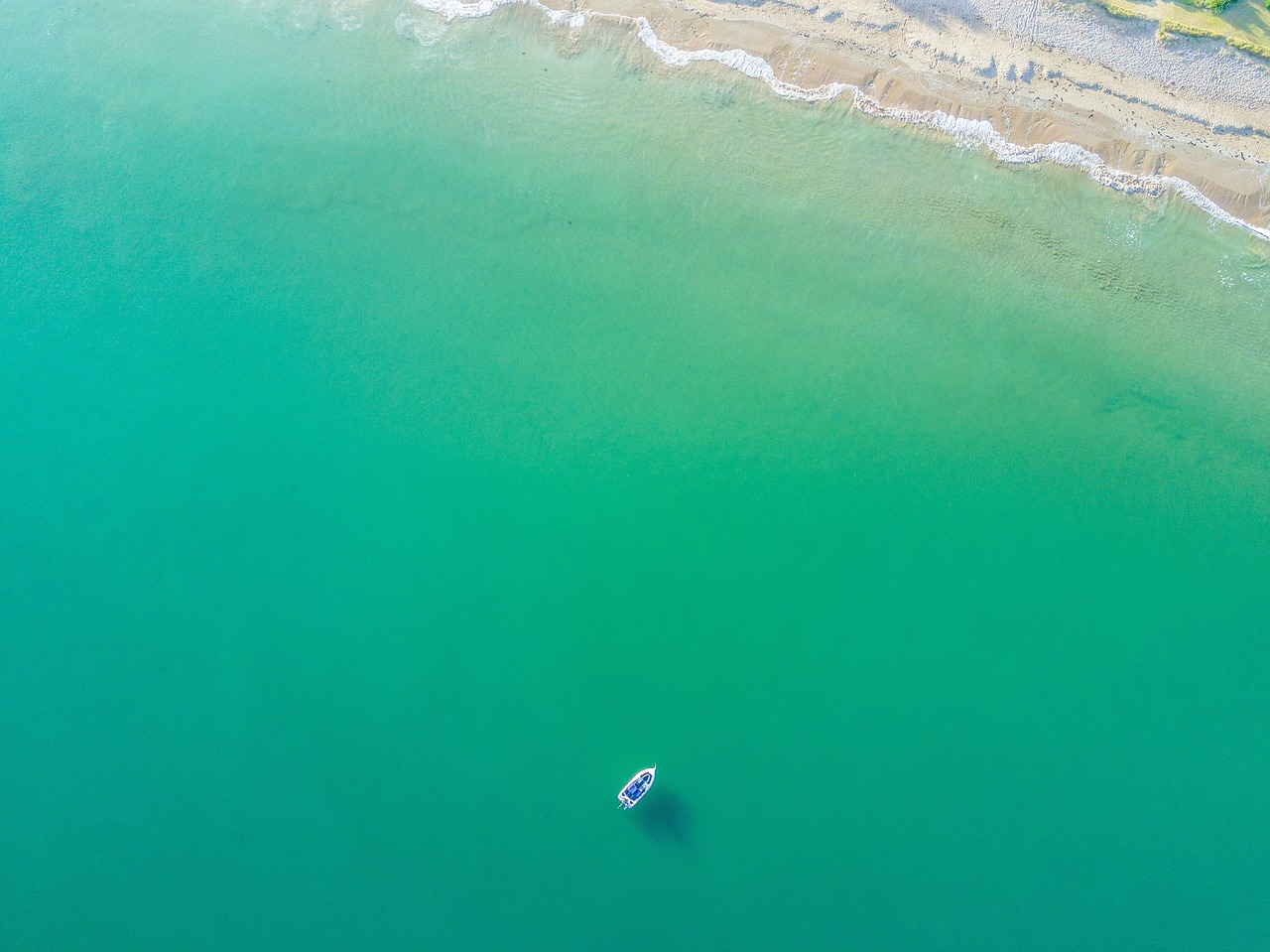 Image - sea coast beach boat deep wave