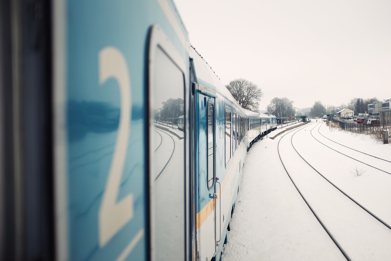 Image - train transportation rail track