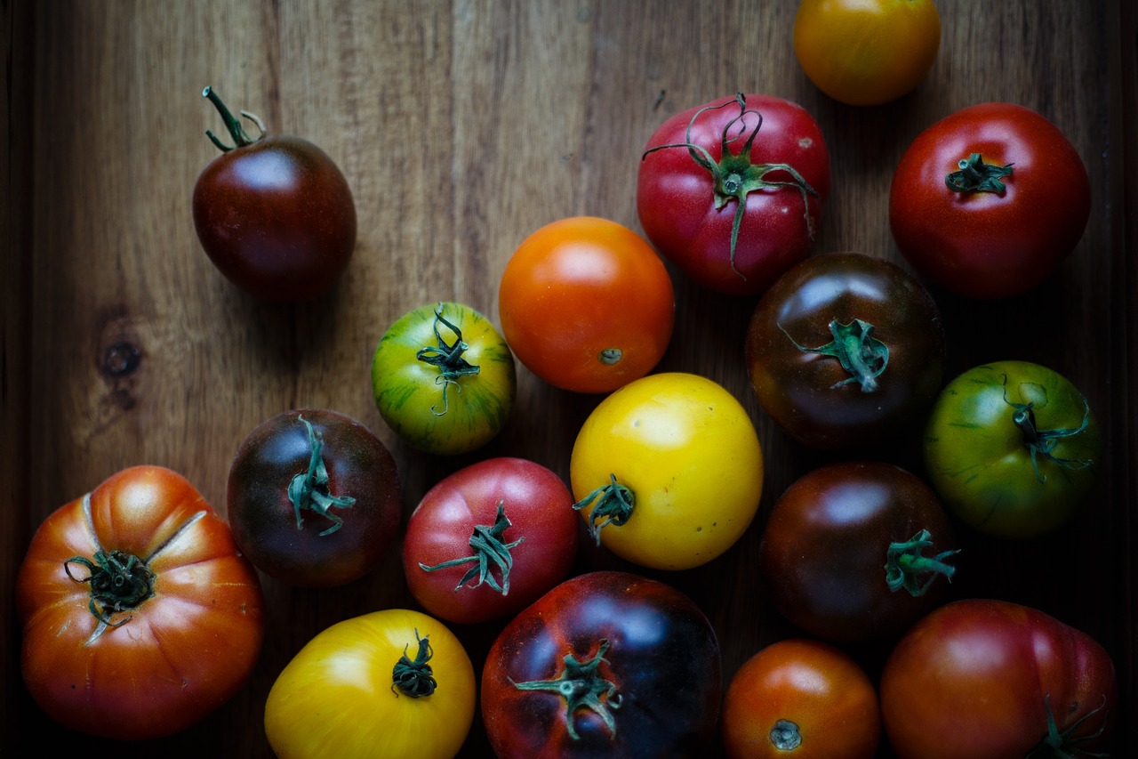 Image - food vegetables rounds tomatoes