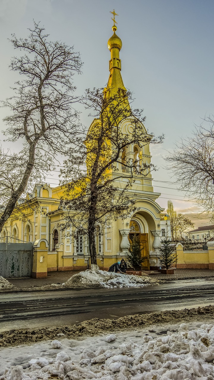 Image - odessa tserkov winter snow street