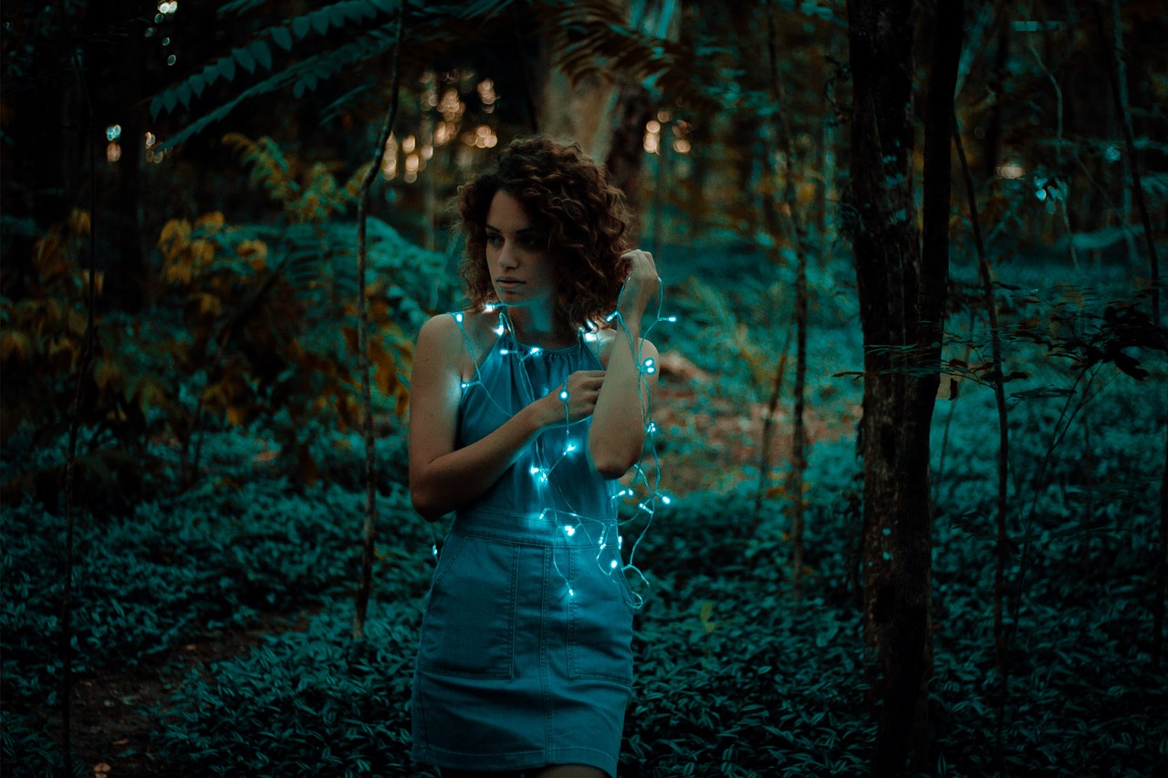 Image - people woman girl lady forest