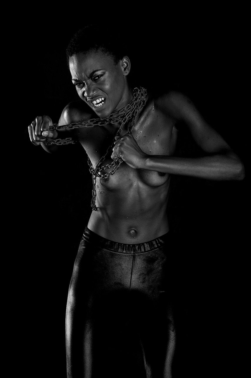 Image - black model studio exposure