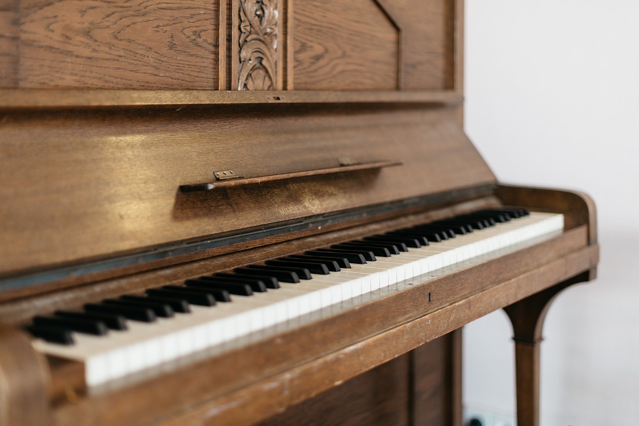 Image - piano classical organ wood old