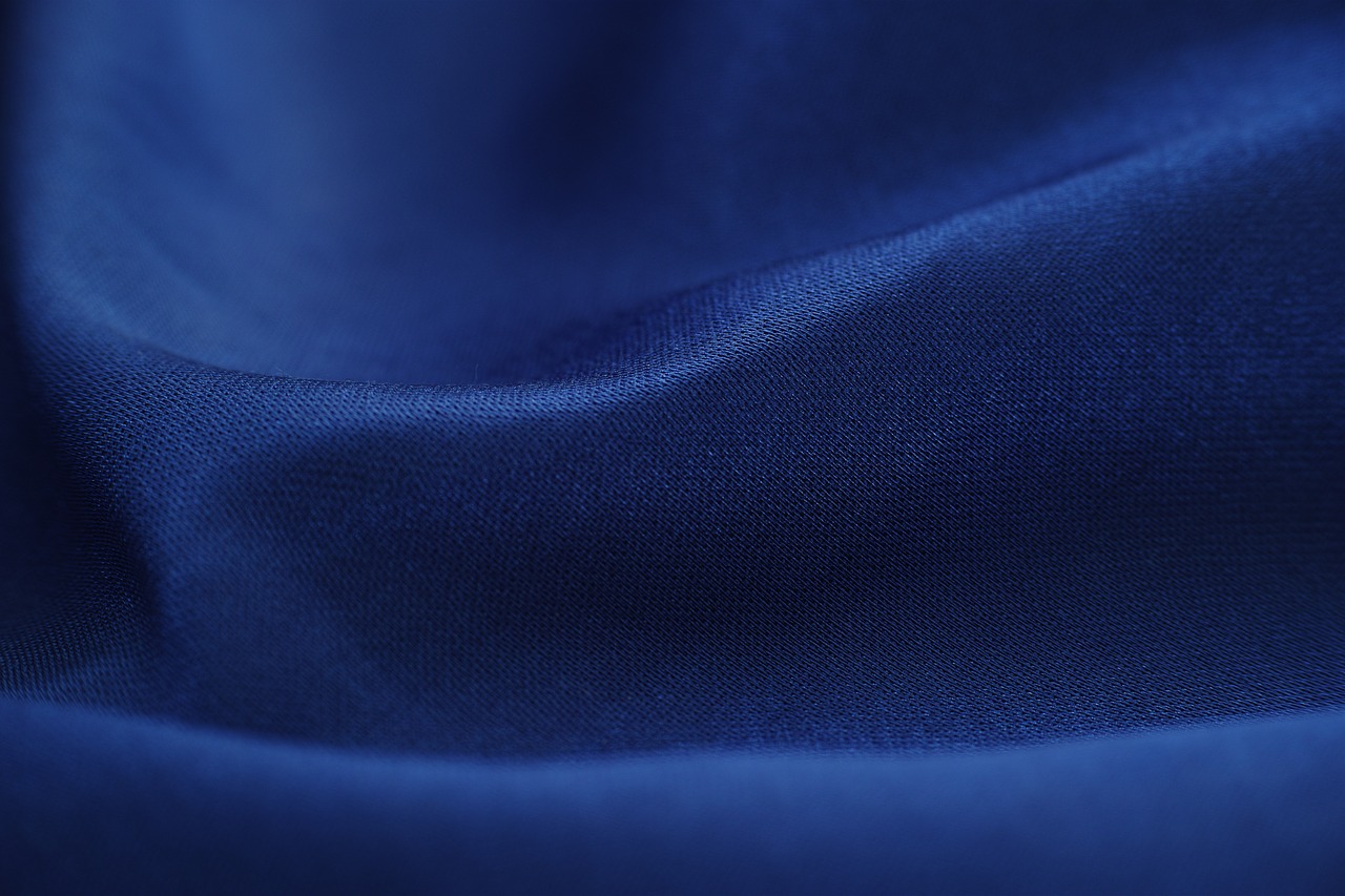 Image - blue macro textile softness fabric