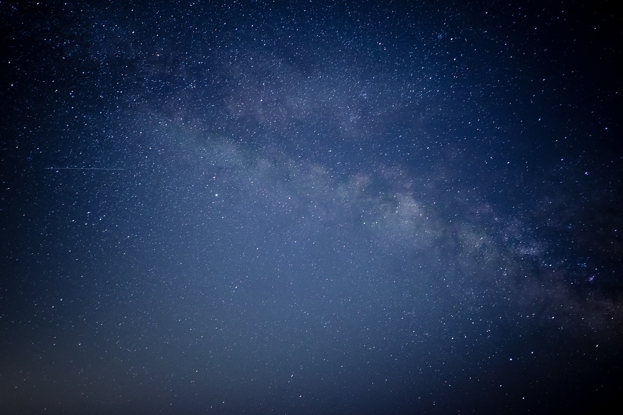 Image - astrophotography stars clouds sky