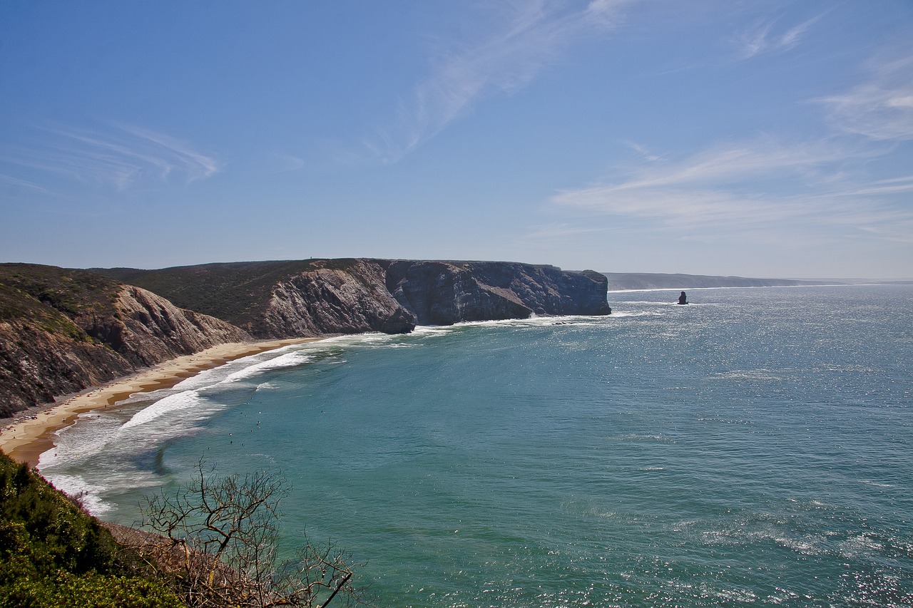 Image - portugal coast nature sea rock