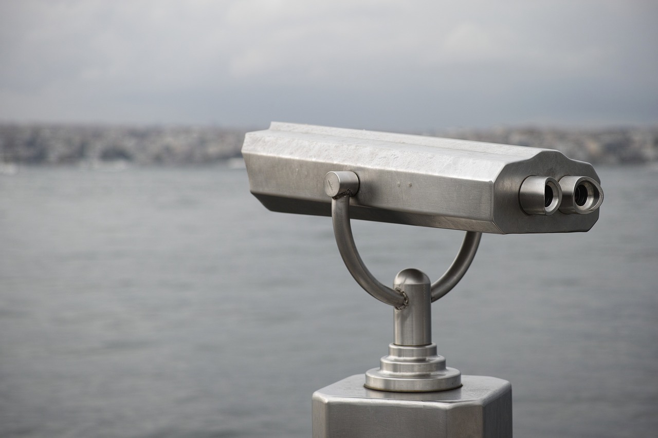 Image - binoculars landscape marine remote