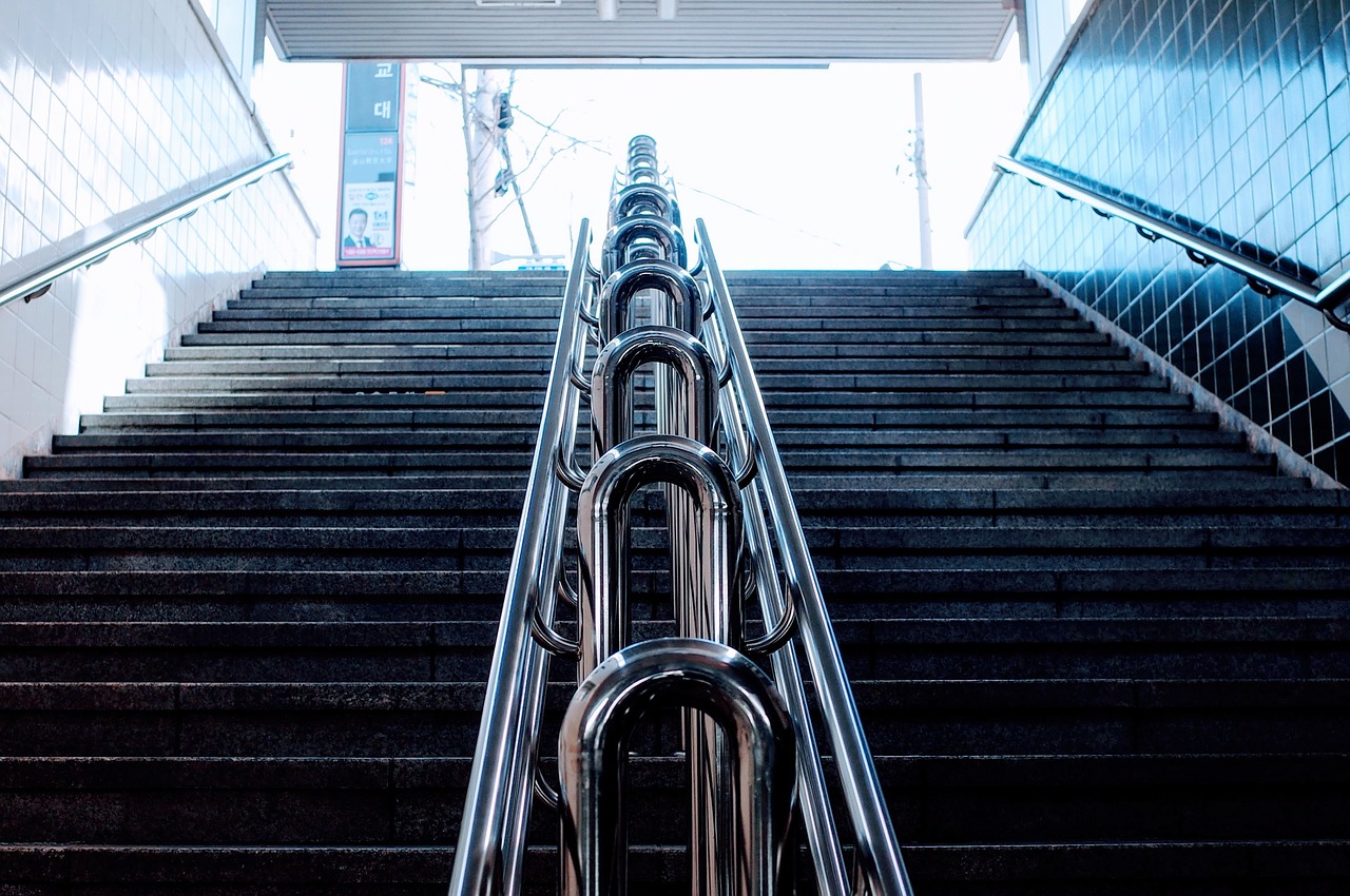 Image - stairs station tiles building