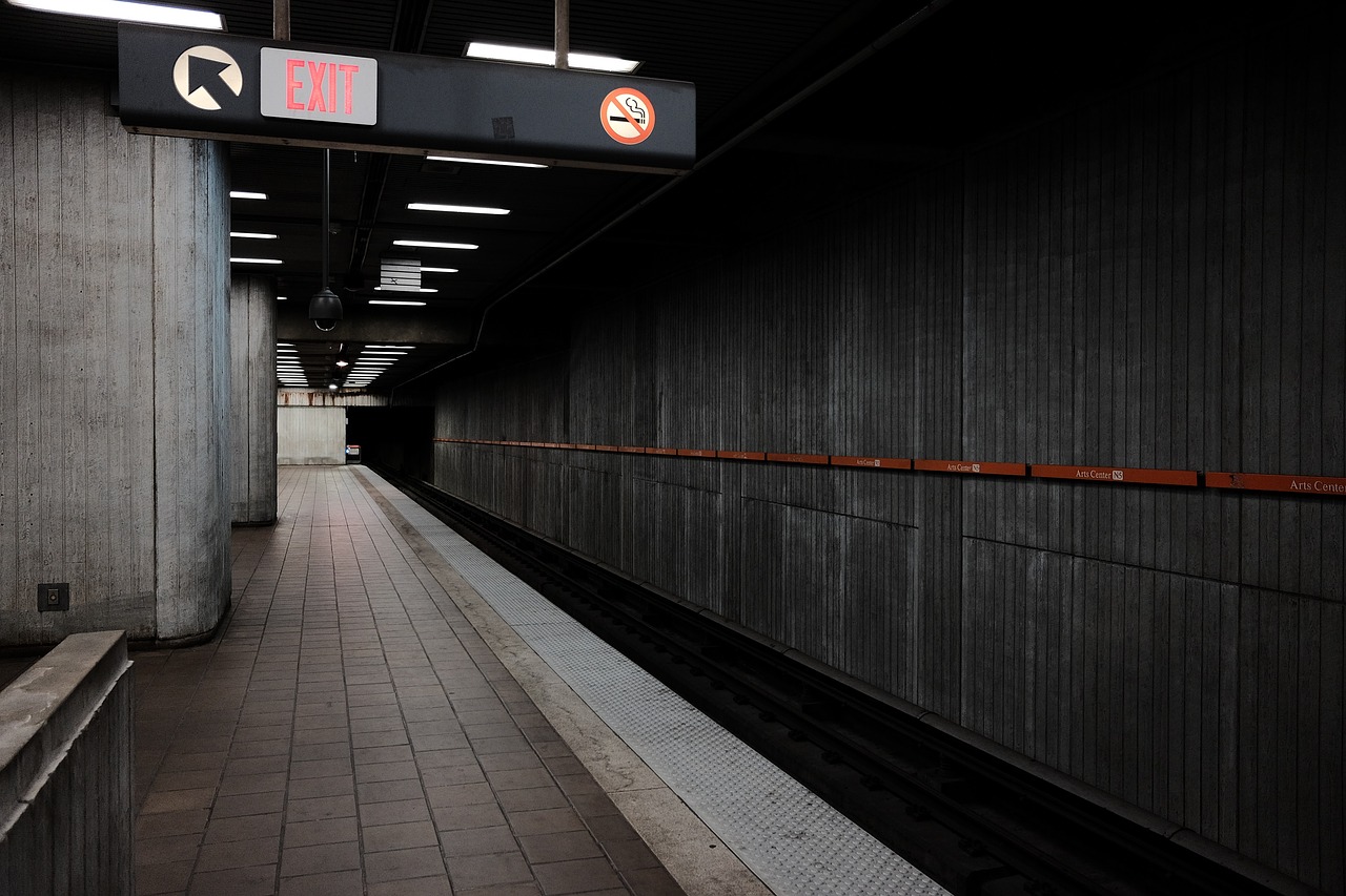 Image - train station rail trail exit