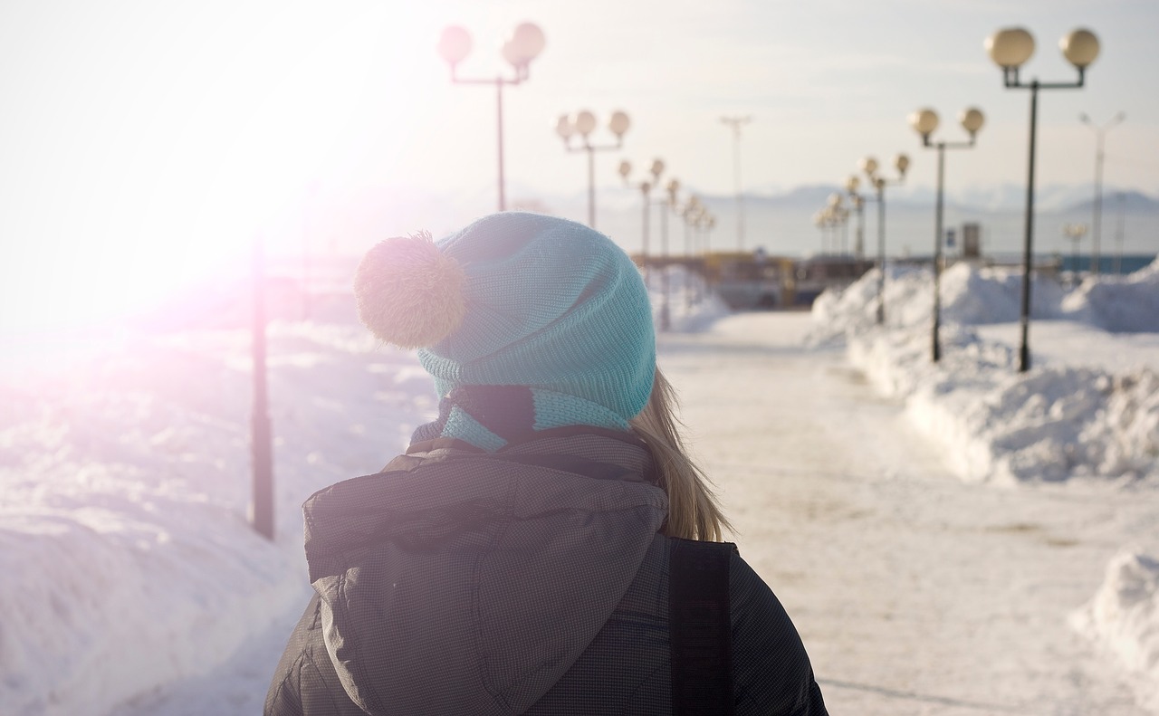 Image - people woman cold weather jacket
