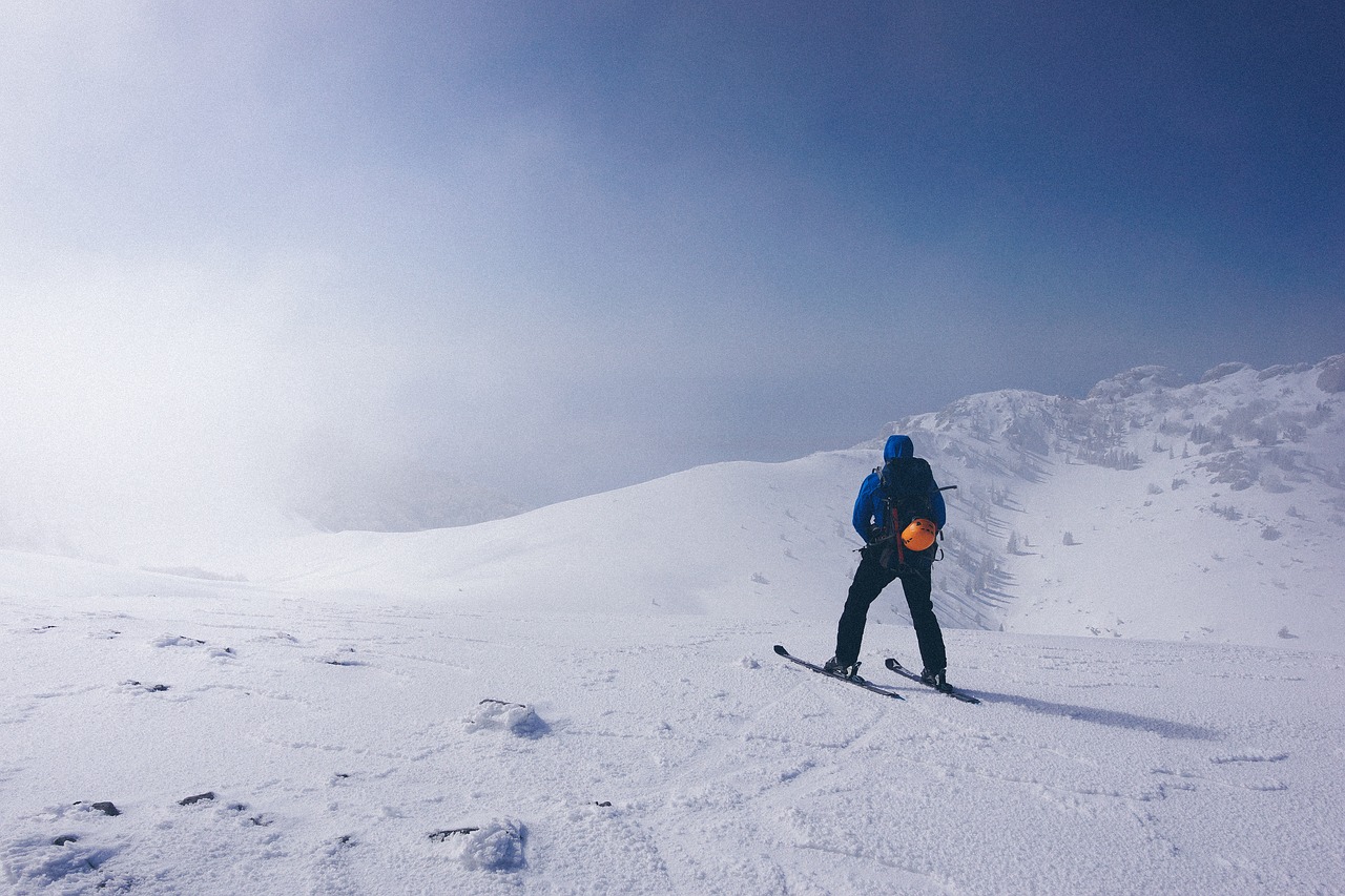 Image - snow winter mountain highland blue