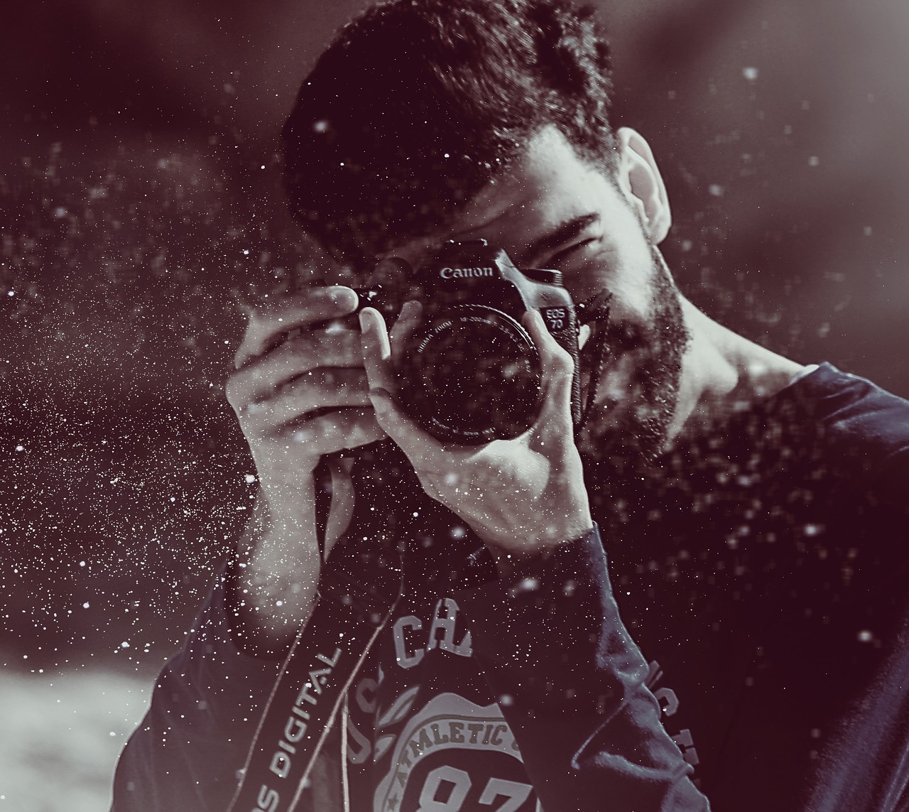 Image - canon camera lens photography dark