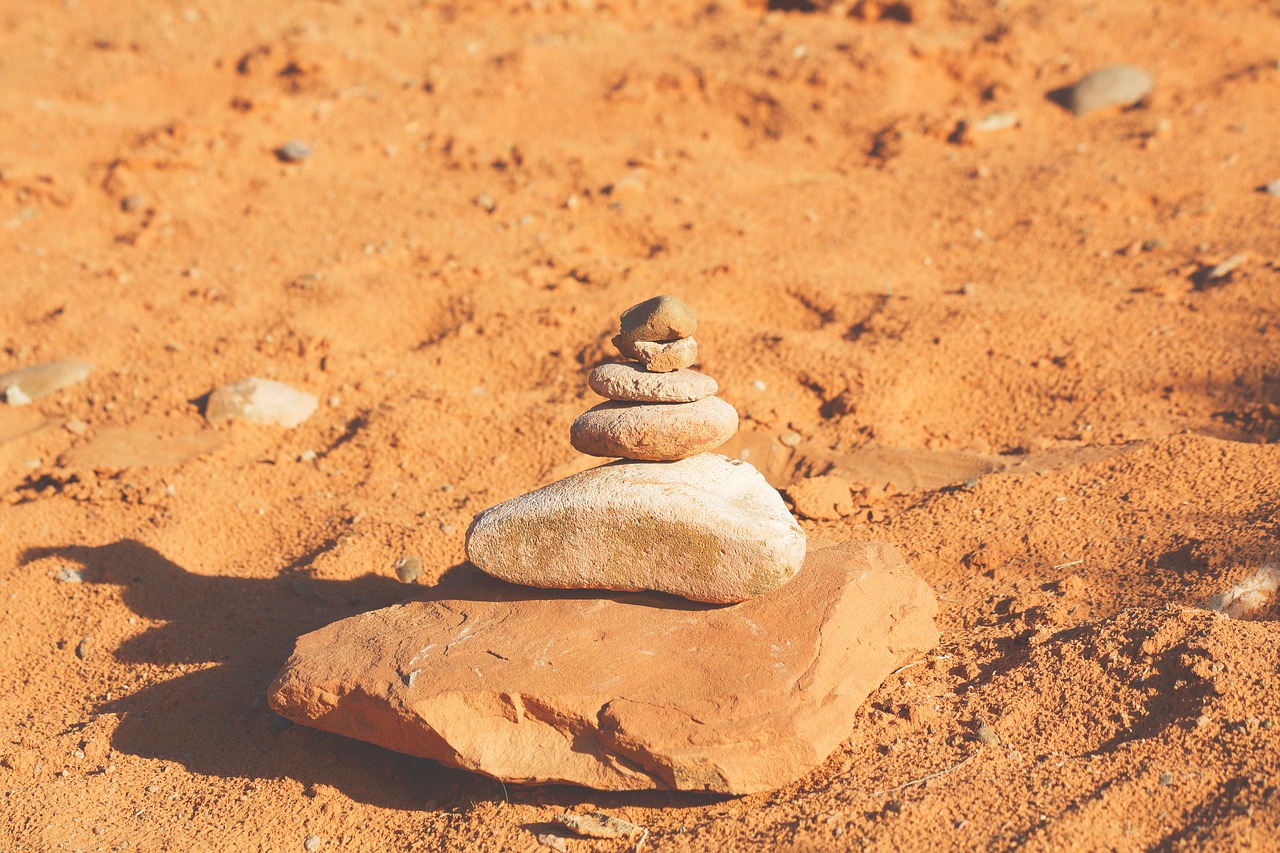 Image - desert sand rock sunny day