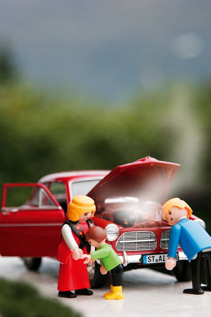 Image - toy family parents children car