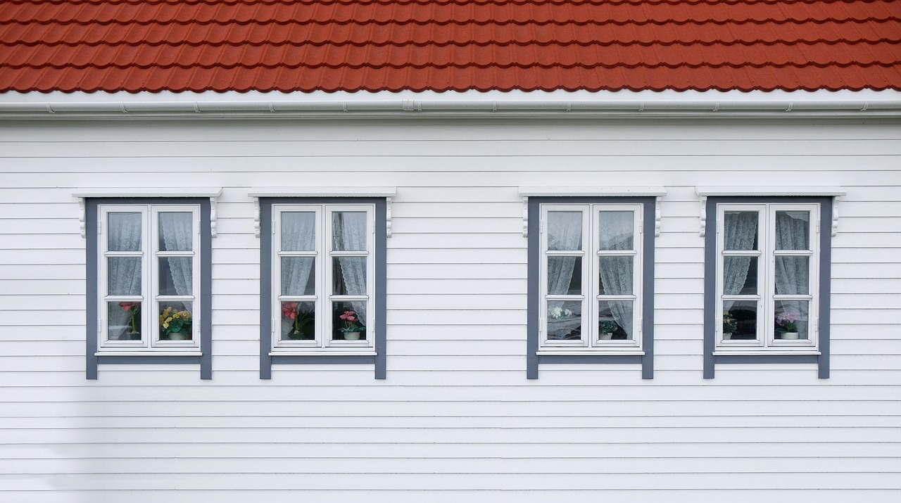 Image - windows house home white red roof