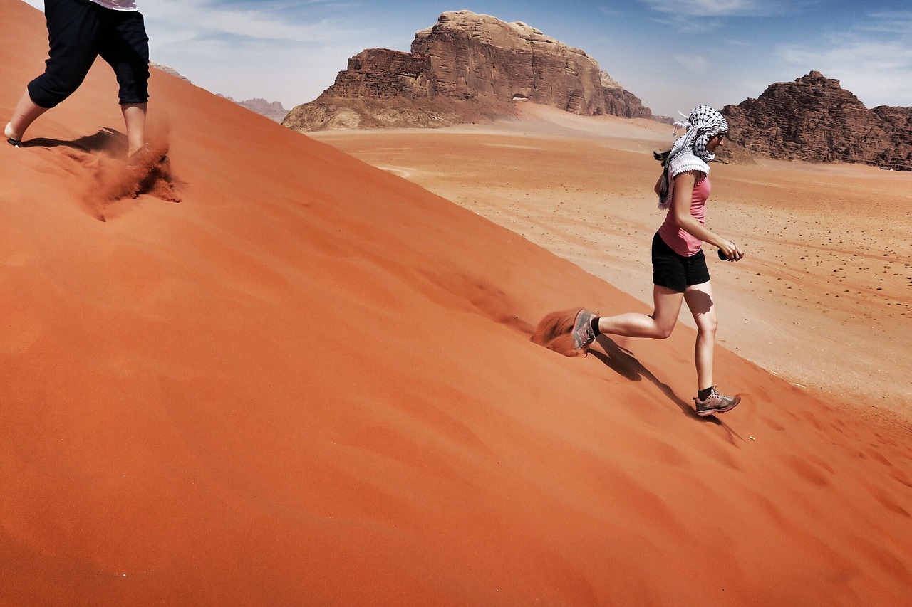 Image - people women desert highland