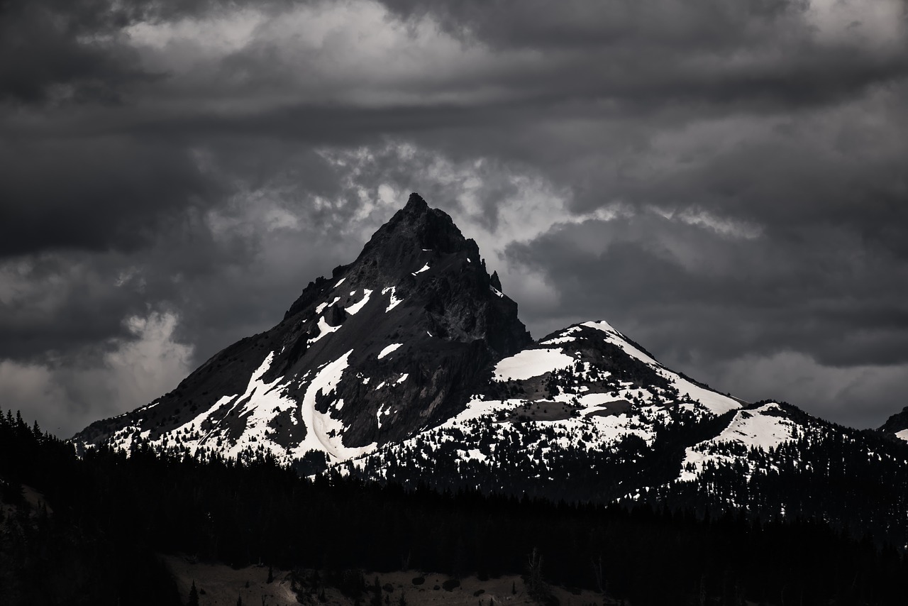 Image - mountain clouds sky aerial travel