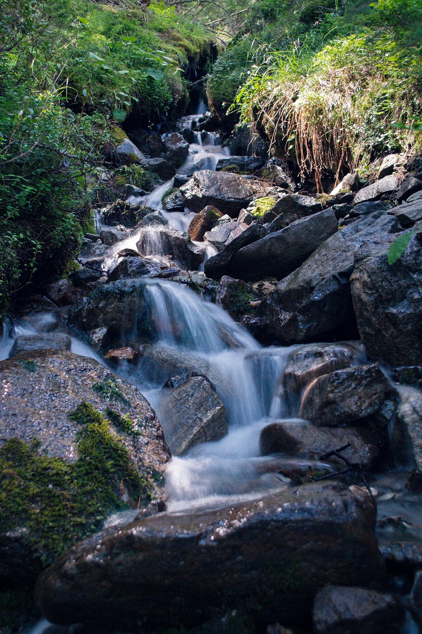 Image - mountain alpine mountain stream