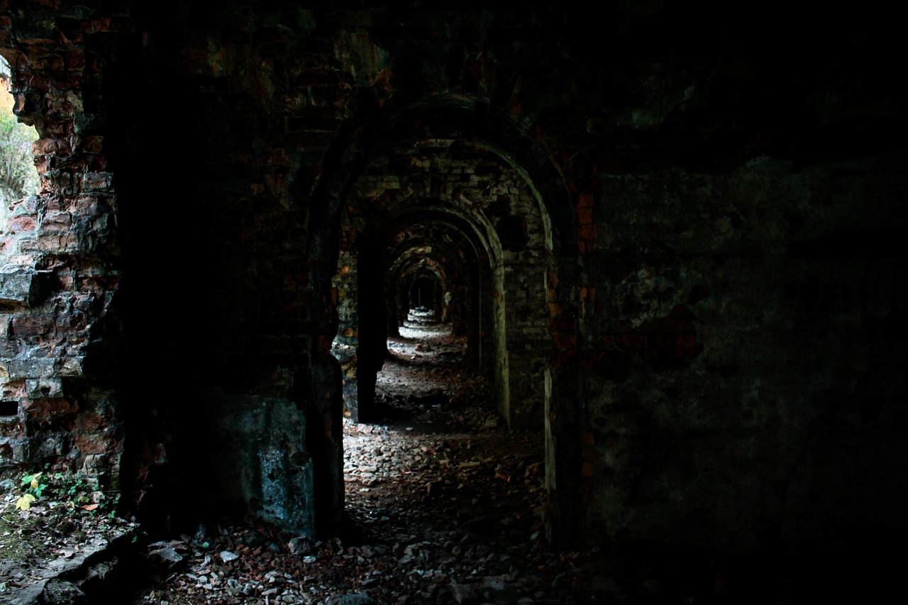 Image - dark tunnel rock