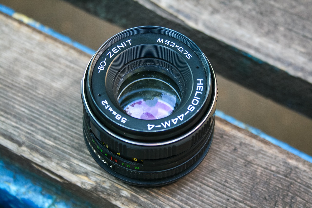 Image - camera lens photography black