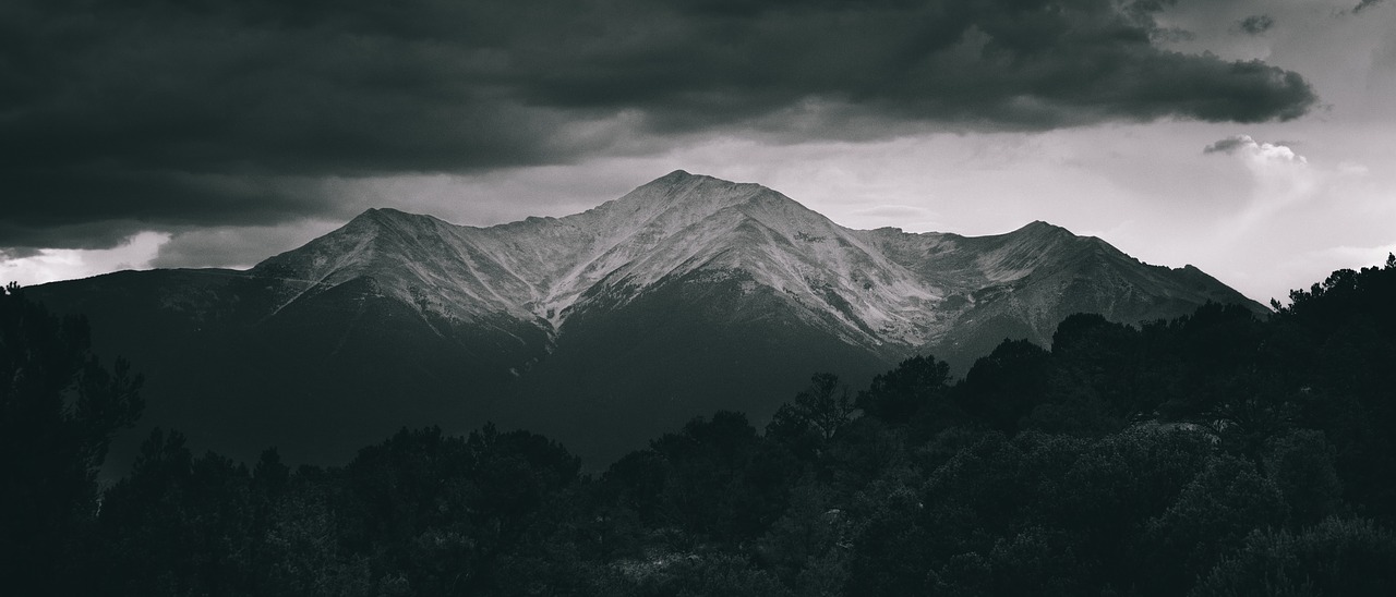 Image - mountain highland valley clouds